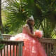 Numerous quinceanera photos were being taken that day at Mercer Arboretum
