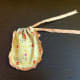 The round shaped silk gift pouch
