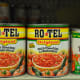 Ro-Tel tomatoes are usually with the canned tomatoes and tomato paste at our local grocery store