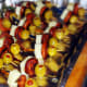 Olive, chorizo, and cheese picks