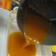 Pour the taffy mixture into a buttered glass pan.