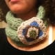 Abstract Crochet Brooch