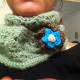 Crocheted Flower Pin
