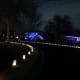 Block and blocks of luminaria highlight the curved streets in this neighborhood, off Windermere and south of Ridge Road.