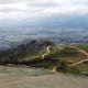Paarl Rock, Western Cape, South Africa - View on the Paarl and the Du Toitskloof Mountains