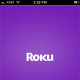 The Roku app's opening screen.