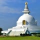 World Peace Monastery in Lumbini, Nepal, the birthplace of the Buddha