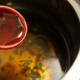 Add about 4 tablespoons of the mint sugar syrup to the blender.