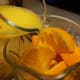 Add the orange juice.