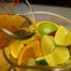 Add the brandy.