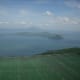 Scenic view of Taal Volcano at Taal Lake from Tagaytay City.