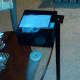 Side view of horizontal algae scrubber