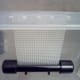 I drilled air holes in the top of scrubber (I also drilled 2 holes in the bottom so the 2 plastic tubes on the bottom of the PVC screen holder could fit snug)
