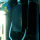 Siphoned airline hose that pulls water from my Aqueon filter directly into the bottom of my upflow algae scrubber