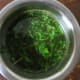 Top this drink with chopped mint leaves