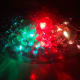 LED lights in water beads