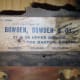 Label giving name of Framers in the Arcades in Bristol, Bowden and Bowden.