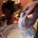 Switch to Mixer, mix until creamy.