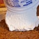 Pour filling onto crust.