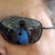 Sunglasses are a great reflective surface.