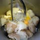 Add margarine to taste, one egg and a teaspoon of mustard to the boiled potatoes