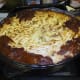 Vegetarian shepherds pie baked in the oven for 30 minutes