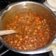 Add all the required ingredients to the meat-free mince and simmer for 15 minutes