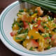 Sawsawan is a combination of chopped chives, tomatoes and ginger and is a favorite eaten along with any grilled, broiled or fried fish.