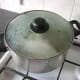 Pot is covered and left to simmer gently