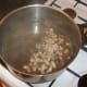 Ox tongue is added to soup to heat through