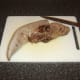 Carving a whole ox tongue