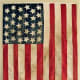 30 hand stiched stars on American Flag for sale on eBay for in excess of $4500