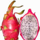 Red skinned, white fleshed dragon fruit
