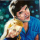 Watercolor of Carrie and Mike