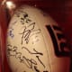 This autographed NY Giants Football will be treasured by my youngest son!
