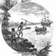 Aboriginals Watch The First Fleet arrive