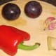Fruit and vegetable ingredients for duck leg casserole