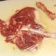 Duck leg bone is revealed