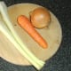 Vegetables for making duck stock