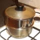 Steaming duck leg