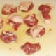 Diced duck leg meat