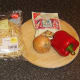 Vegetables and sauce for duck leg stir fry