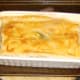 Duck leg and mushroom pie removed from the oven