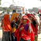 South Asian woman wearing a dupatta