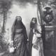 19th century Egyptian women with the bar'a