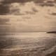 Jean Baptiste - Gustave Le Gray - Mediterranean with Mountain, 1856/1859. Albumen Print.