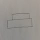 Step 2. Smaller rectangle on top.