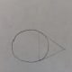 Step 2. Draw an overlapping triangle or acute angle.