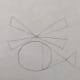 Step 5. Draw four long acute triangles that touch at the point you created in step 4. These are the propellers.
