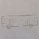 Step 4. Draw rectangles in the front and back of bus for front and back windows.